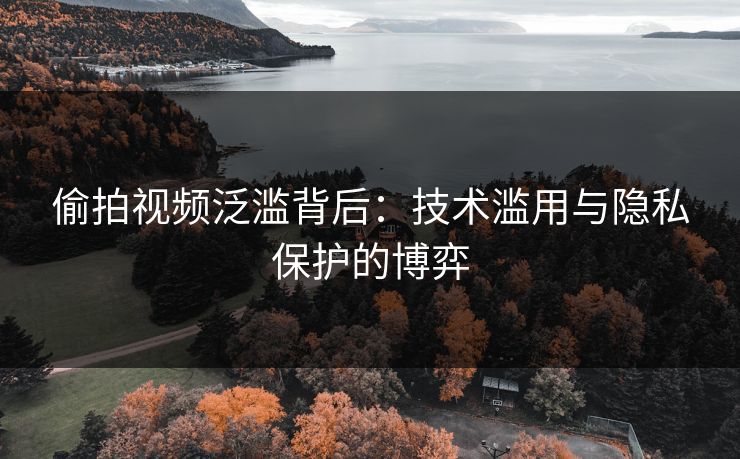 偷拍视频泛滥背后：技术滥用与隐私保护的博弈